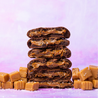 Stuffed Cookies - Double Chocolate Salted Caramel by Dirty Cookie