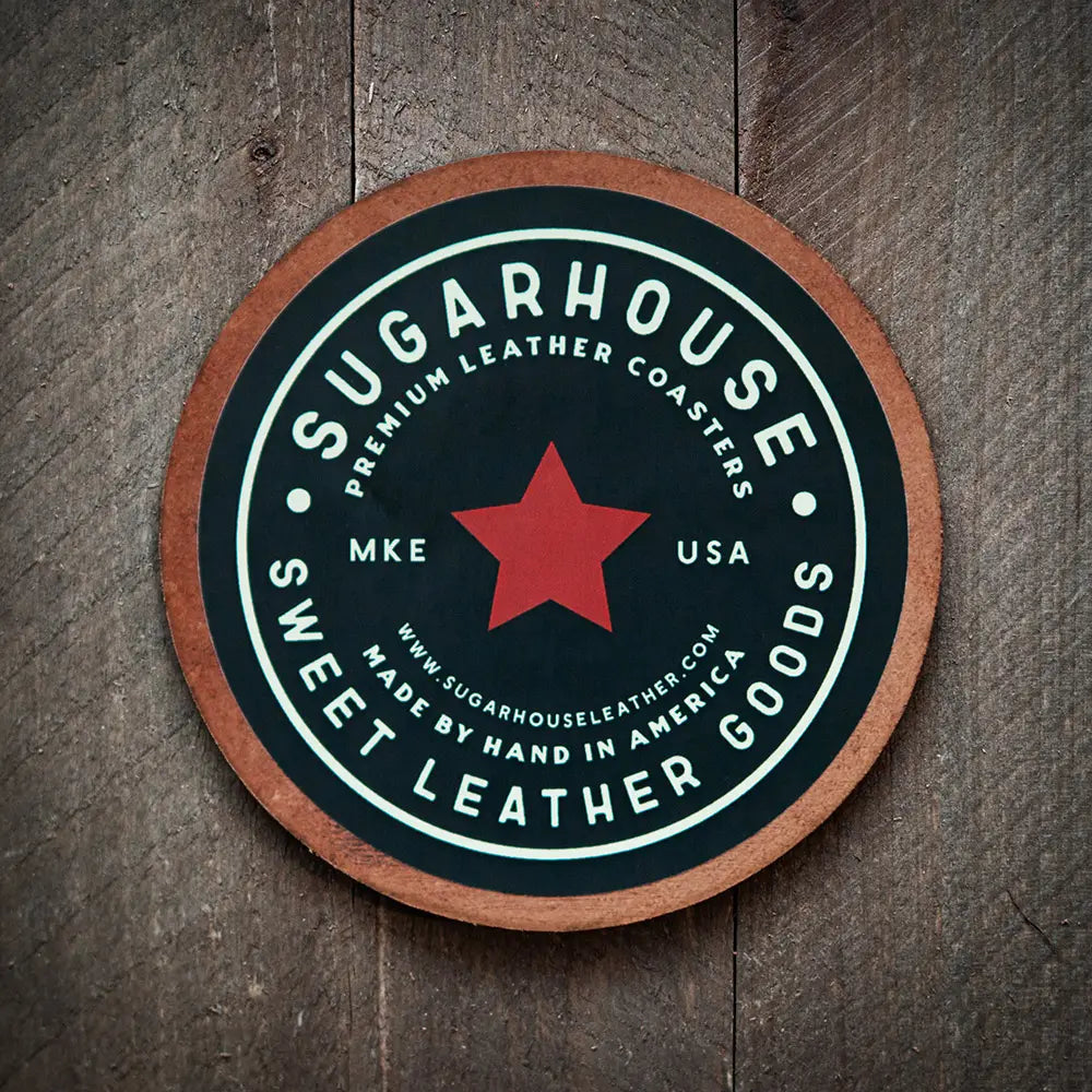 Don't Fuck Up the Table Leather Coaster